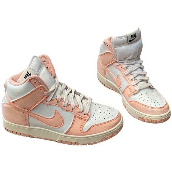 Nike Dunk High 1985 Arctic Orange Denim Sneaker DV1143-800 Womens Size US 8 - Picture 12 of 16